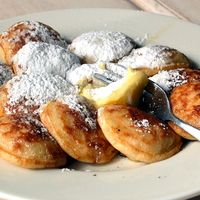 Traditionelle Poffertjes