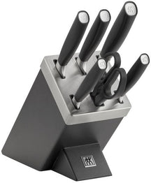 Zwilling Messerblock - All Star - Edelstahl - 7-teilig - Anthrazit