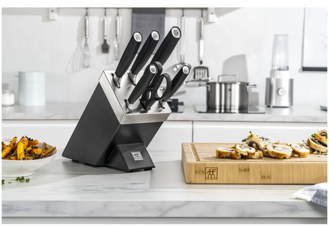 ZWILLING All Star 7-teilig, Messerblock, Anthrazit