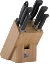 ZWILLING Four Star 7-teilig, Messerblock, Natur