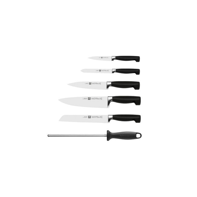 ZWILLING Four Star 7-teilig, Messerblock, Natur