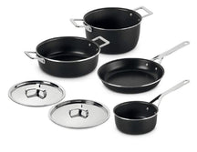 Alessi Kochgeschirr Pots&Pans - AJM100S6 A - Schwarz - 4-teilig - von Jasper Morrison