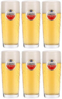 Amstel Biergläser / Pfeife - 180 ml - 6 Stück