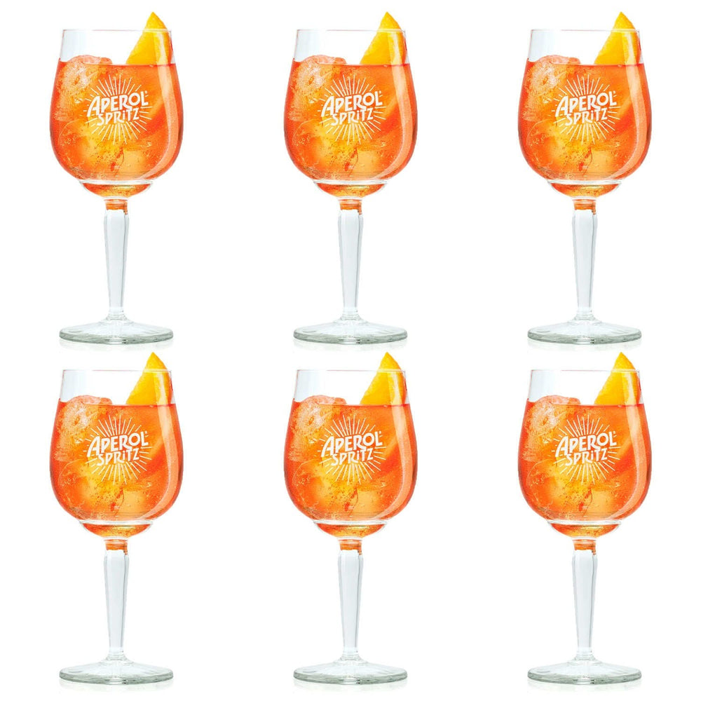 Aperol Spritz Gläser 450 ml - 6 Stück