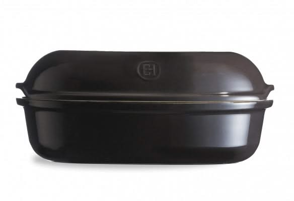 Emile Henry Brotbackform Fusain - 31 x 23 cm / 5 Liter