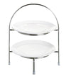 ASA Selection Etagere / Servierturm A Table - Silber - ø 21 cm - 2-lagig