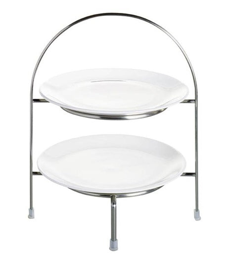 ASA Selection Etagere / Servierturm A Table - Silber - ø 21 cm - 2-lagig