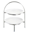 ASA Selection Etagere / Servierturm A Table - Silber - ø 21 cm - 2-lagig