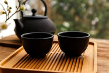 Cookinglife Teetassen - Gusseisen - Schwarz - 2 Stück