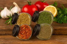 Cookinglife Gewürzgläser Schwarz 175 ml - 4 Stück