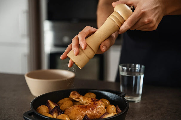 Cookinglife Salzmühle Rocca Natur - Keramik Mahlwerk - 21,5 cm