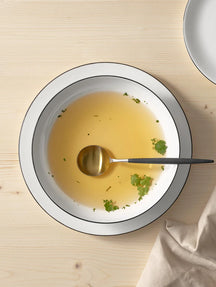 ASA Selection Tiefe Teller / Pastateller A Table Ligne Noire ø 22 cm - 4 Stück