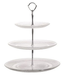 Cosy & Trendy Etagere / Servierturm Retro - Glas - ø 29 cm - 3-stöckig