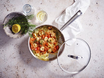 Beka Sautépfanne mit Glasdeckel - Sautépfanne - Cicla - RVS - ø 24 cm - ohne Antihaftbeschichtung - geeignet für alle Wärmequellen