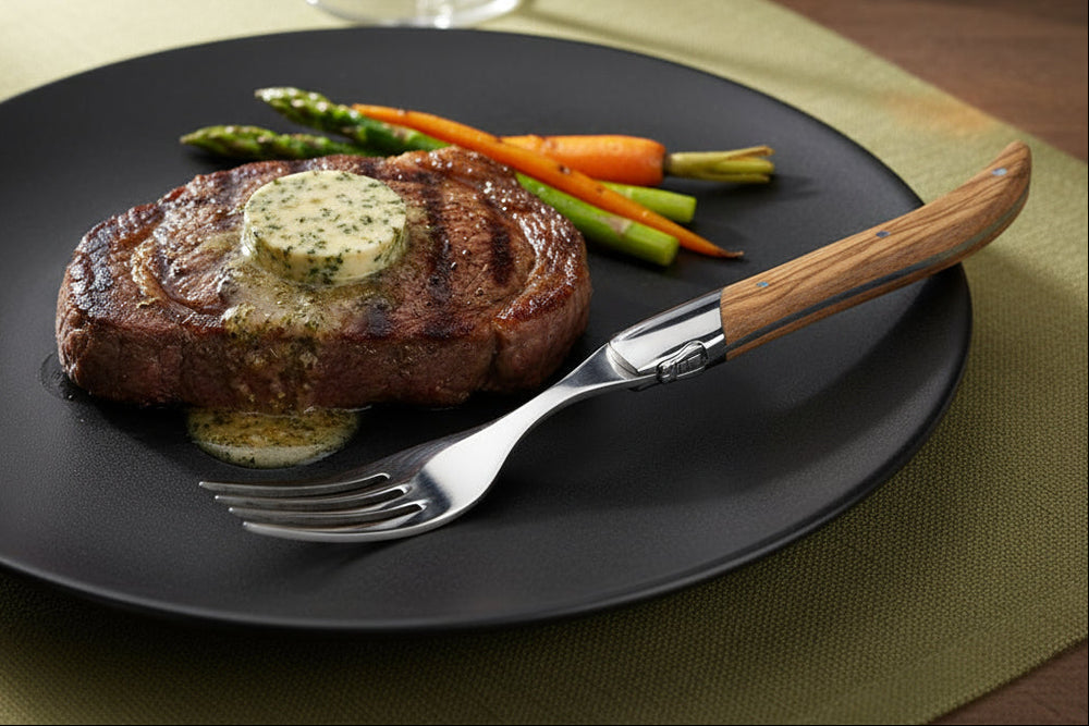 Blackwell Steakgabeln Laguiole - Olivenholz - 6 Stück