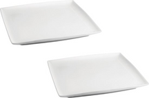 BonBistro Pizzateller/Platzteller Yong Squito 30 x 30 cm - Weiß - 2er-Pack