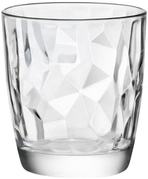 Bormioli Rocco Wasserglas-Set Diamond – 300 ml – 12 Stück