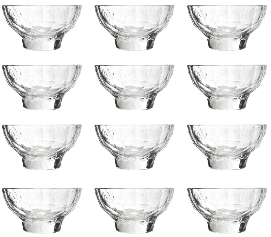 Bormioli Rocco Eisbecher - Sorbetgläser - Diamant - 225 ml - 12 Stück