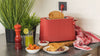 Alessi Toaster Plissé - 6 Stufen - rot - Michele de Lucchi - MDL08 R