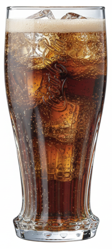 Coca-Cola-Gläser – Longdrinkgläser – Softdrinkgläser – Crown Cap – 350 ml – 4 Stück