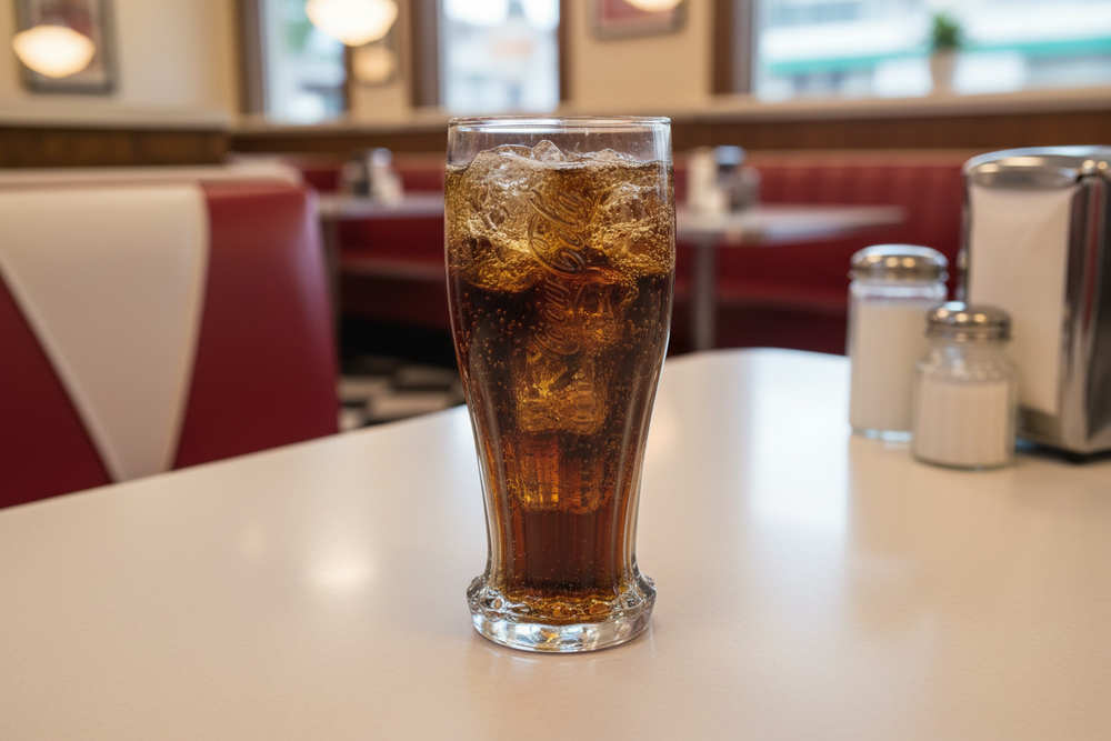 Coca-Cola-Gläser – Longdrinkgläser – Softdrinkgläser – Crown Cap – 350 ml – 4 Stück