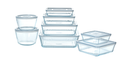 Pyrex Backform - mit Deckel - Cook & Freeze 8-teilig