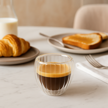 Cookinglife Doppelwandige Espressogläser Pumpkin 80 ml - 2 Stück