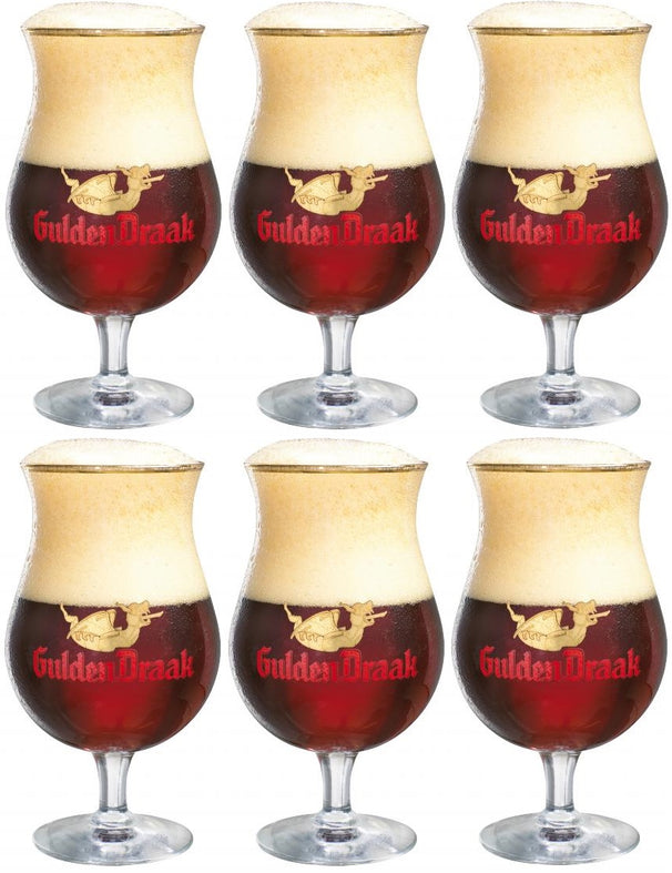 Gulden Draak Bierglas 330 ml - 6 Stück