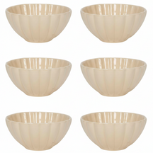 Cookinglife Suppenschüsseln / Schüsseln Cardida Beige ø 14 cm - 6 Stück