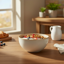 Cookinglife Suppenschüsseln / Schüsseln Serene Sand ø 14 cm - Steingut - 4 Stück