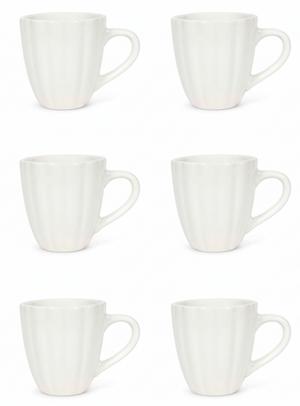 Cookinglife Tassen Cardida Off White 350 ml - 6 Stuks