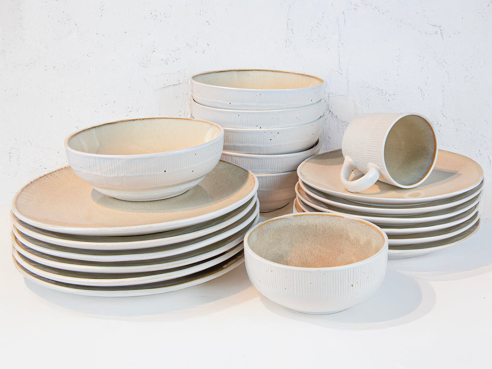 Cookinglife Kommen Nola Sand ø 14 cm - 6 Stuks