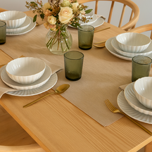 Cookinglife Geschirrset Cardida Off White 18-teilig / 6 Personen - 6 Speiseteller, 6 Frühstücksteller und 6 Schalen