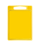 Cookinglife Schneidebrett mit Saftgrube 35 x 25 x 0,85 cm - Gelb