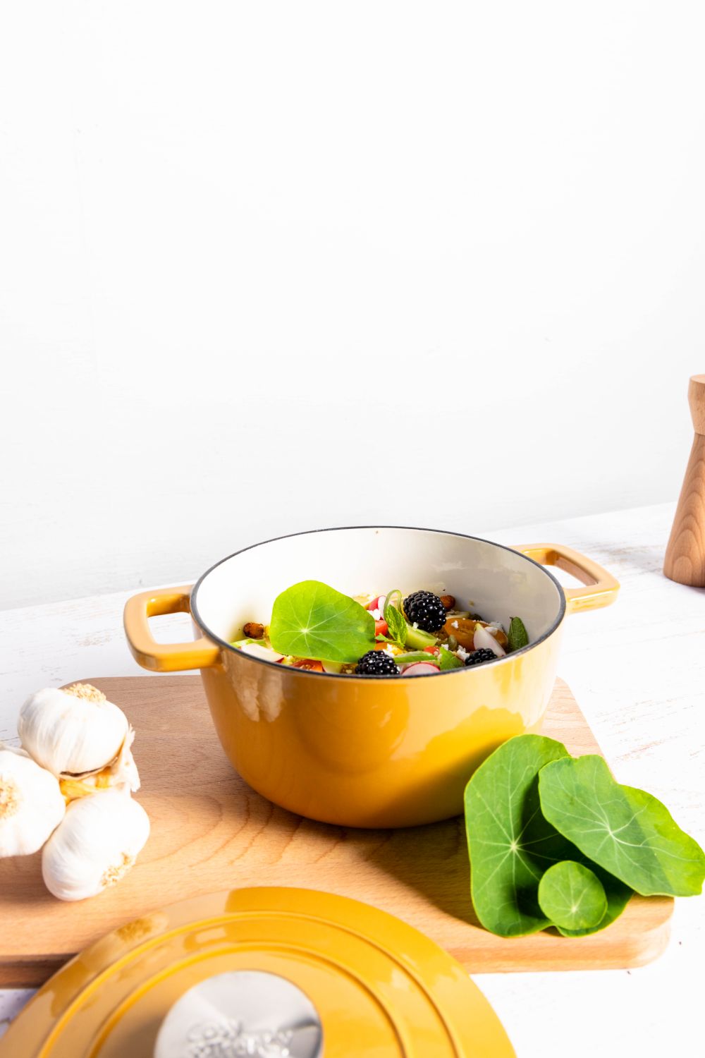 Cosy & Trendy Fontestic Gusseisen-Kasserolle Amber Gold Ø 28 cm / 8 Liter – emailliert