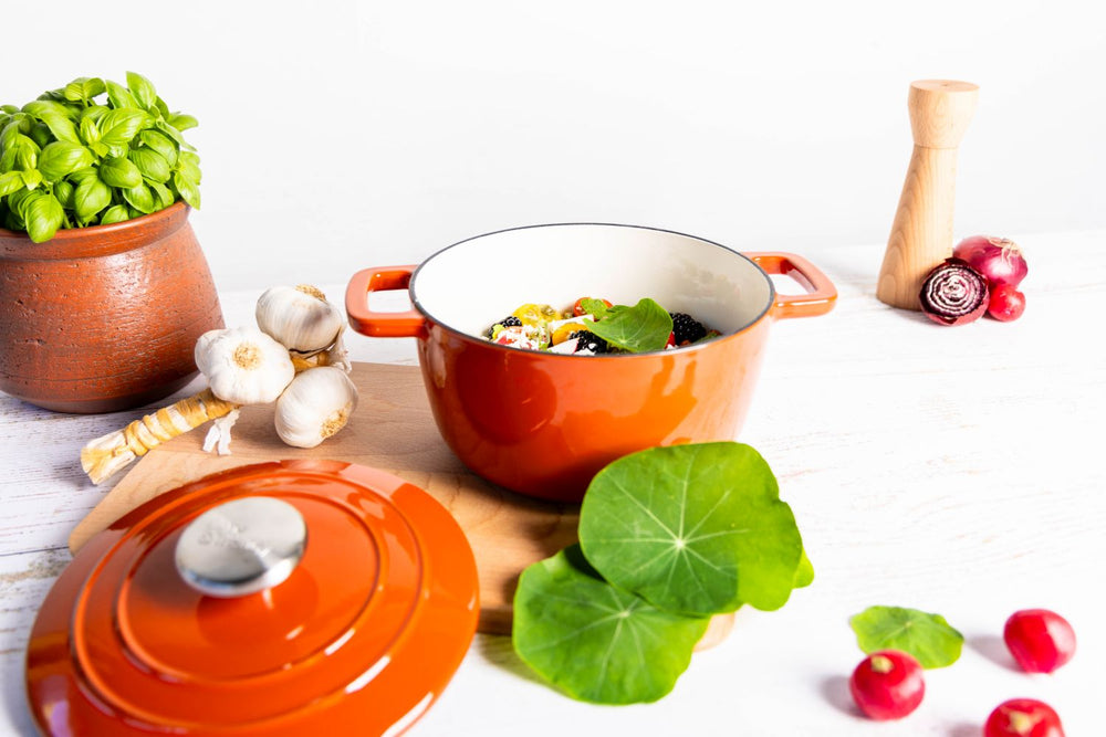 Cosy & Trendy Bratpfanne Fontestic Gusseisen Rost Ø 24 cm / 4,6 Liter - Emailliert