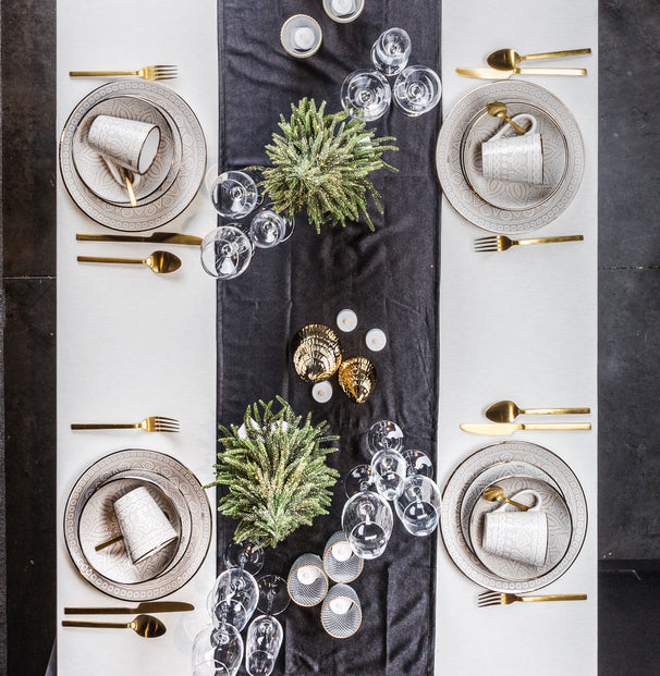 Cosy & Trendy Tiefe Teller / Pastateller Murano Beige ø 18,5 cm - 6 Stück