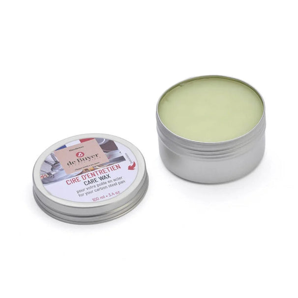 De Buyer Einbrenn-/Pflegewachs für Stahlpfannen – 100 ml