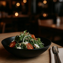 Studio Tavola Tiefe Teller Black Tie ø 21 cm - 6 Stück