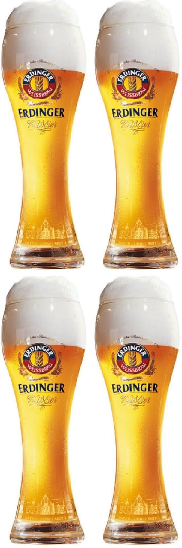 Erdinger Biergläser Weizen 500 ml - 4 Stück