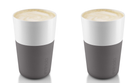 Eva Solo Latte Macchiato Becher Elephant Grey 360 ml - 2 Stück