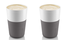 Eva Solo Latte Macchiato Becher Elephant Grey 360 ml - 2 Stück