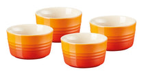 Le Creuset Ramekins Oranjerood - ø 8 cm / 100 ml - 4 Stücke