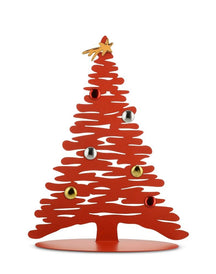 Alessi Weihnachtsbaumrinde – BM06 R – Rot – 45 cm – von Michael Boucquillon &amp; Donia Maaoui