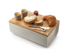 Alessi Brotkasten mit Schneidebrett Mattina - Dark Grey - BG03 DG - von Big-Game