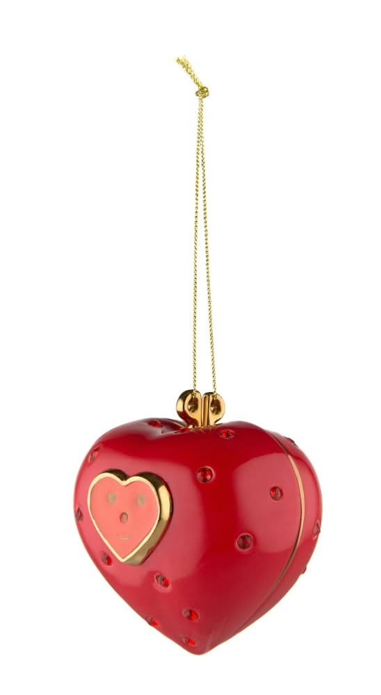 Alessi Weihnachtskugel Faberjori – Herz – MJ16/11 – von Marcello Jori