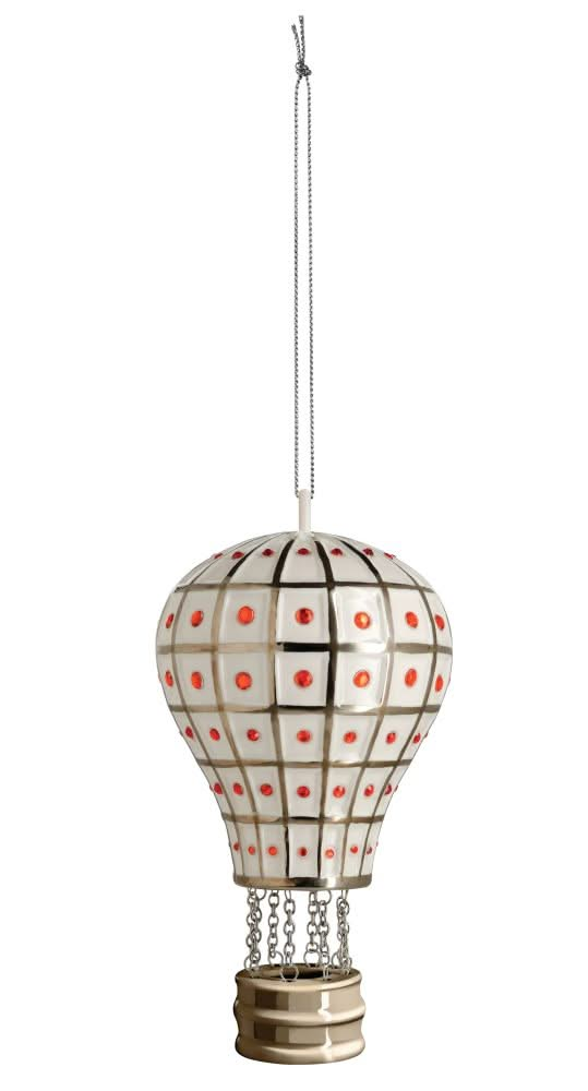 Alessi Weihnachtskugel Faberjori – Heißluftballon – MJ16/4 – von Marcello Jori