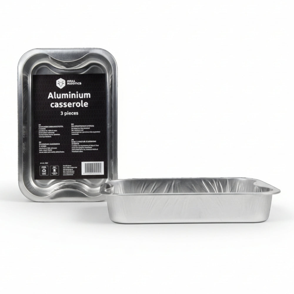 Cookinglife Grill-Aluminiumbleche / Grillroste – 30 x 20 cm – 3 Stück