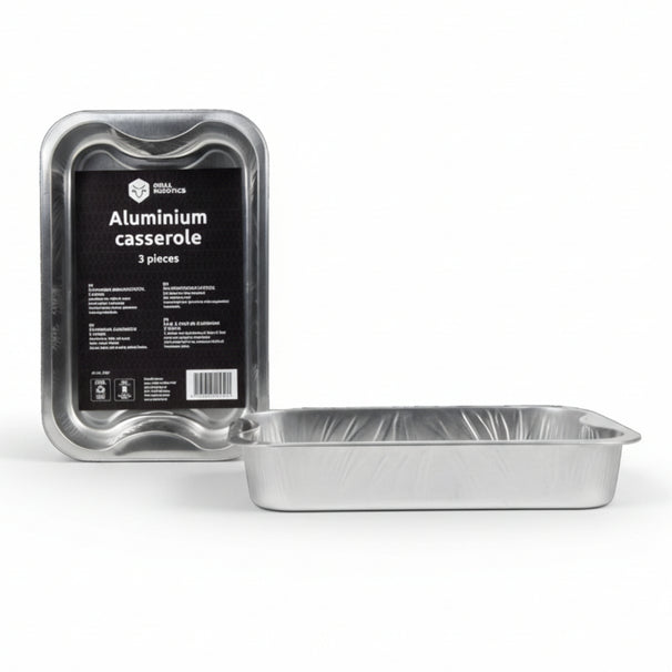 Cookinglife Grill-Aluminiumbleche / Grillroste – 30 x 20 cm – 3 Stück