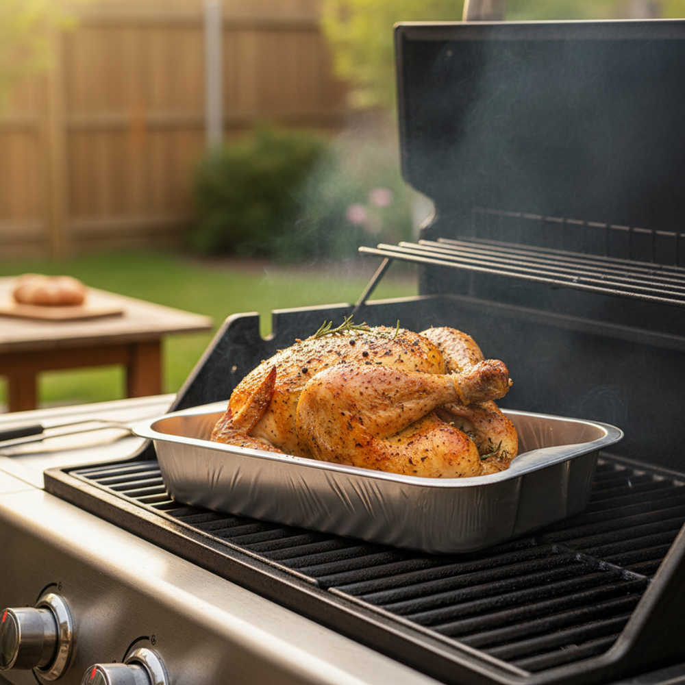 Cookinglife Grill-Aluminiumbleche / Grillroste – 30 x 20 cm – 3 Stück